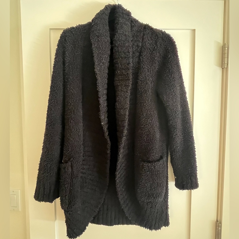 HONEYDEW Nordstrom cozy black cardigan, women’s medium